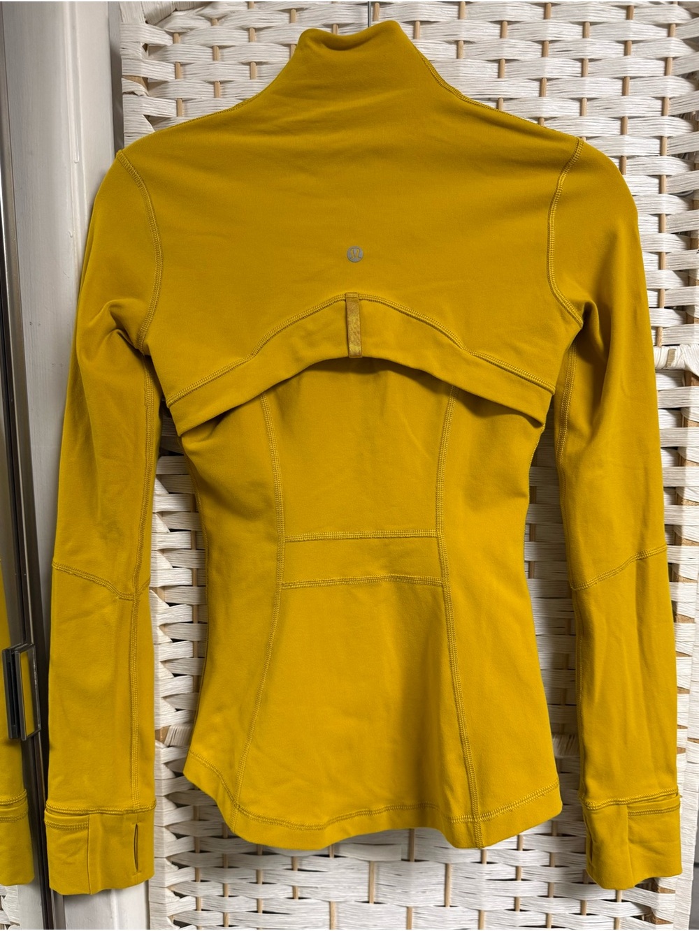 lululemon athletica Women's Mustard Yellow Bomber-Style Active Jacket Size 2